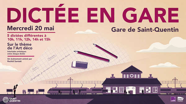 Grande dictée en gare de Saint-Quentin