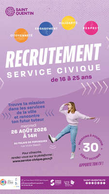 Recrutement service civique