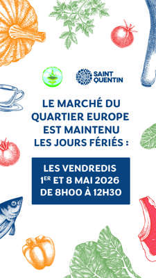 Le marché du quartier Europe