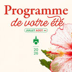 Programme de l'été