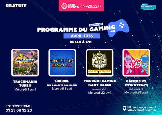 Gaming club d'avril 2026