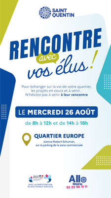 Les élus à votre rencontre
