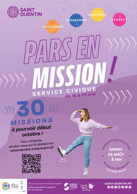 Des jeunes volontaires en service civique