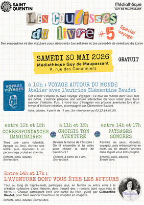 Les coulisses du livre #5