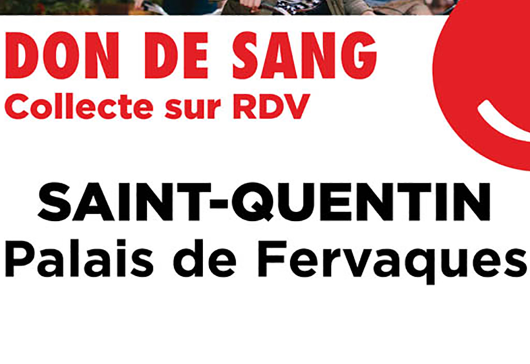 Don du sang à Saint-Quentin